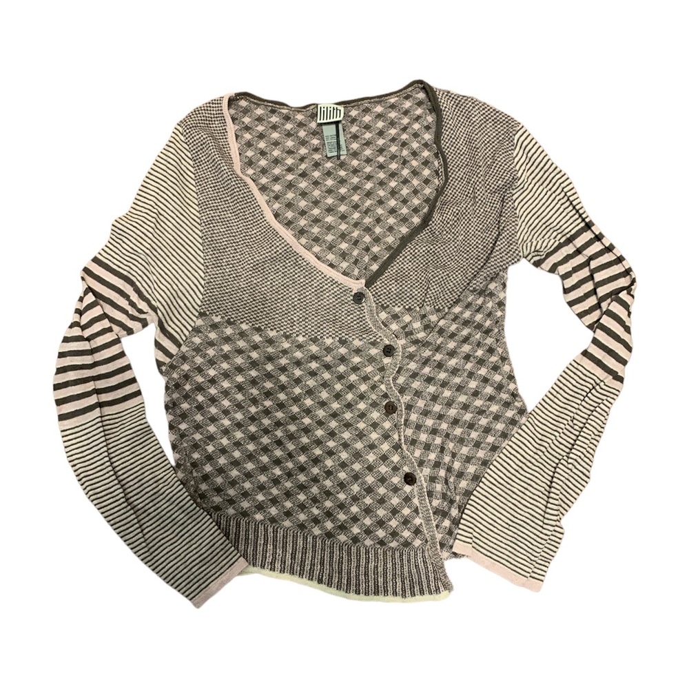 Lilith cotton and linen cardigan size s